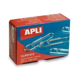 CLIPS NIQUELADOS Nº 2 APLI