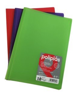 CARPETA POLIPROPILENO 10...