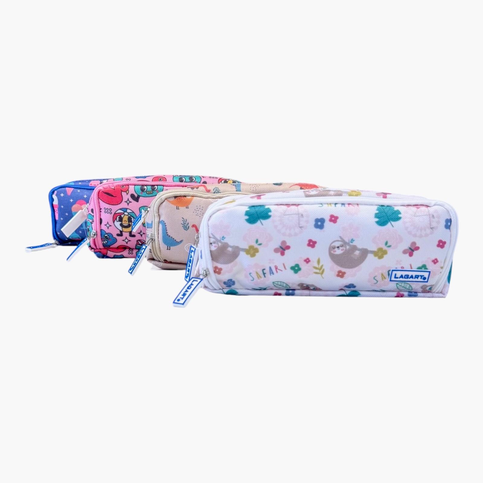 ESTUCHE 3 CREMALLERAS C/ORGANIZADOR HAPPY.
