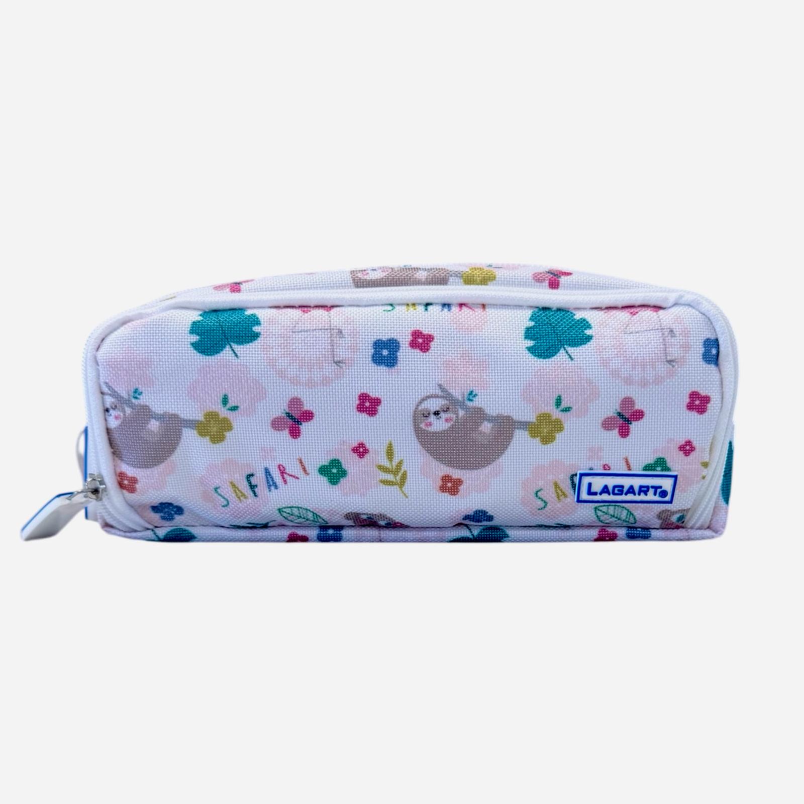 ESTUCHE 3 CREMALLERAS C/ORGANIZADOR HAPPY. - Imagen 2